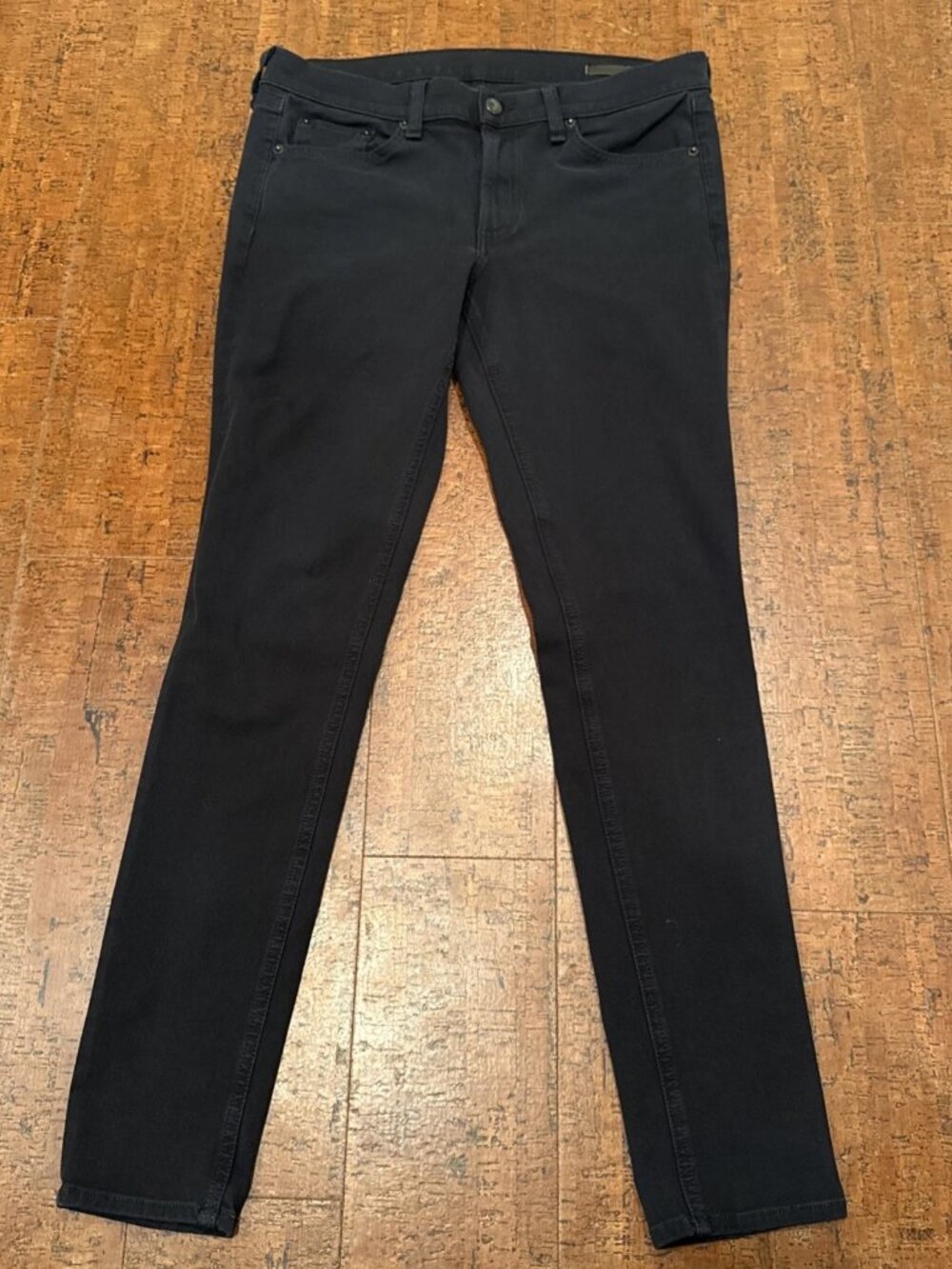 Rag & Bone 30 Equestrian Black Skinny Jeans